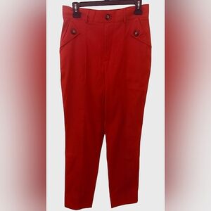 Woman's Red Pants